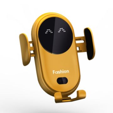 Picture of S11 Smart Infrared Sensor Car Wireless Charger, Colour: Yellow