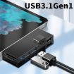 Picture of W05 8 In 1 USB3.1 Gne1 Ethernet RJ45 Converter For Surface Pro4/5/6 (Silver)
