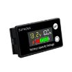 Picture of SUPNOVA LCD Color Screen DC Voltmeter Lithium Storage Battery Meter, Style: Alarm + Temperature Type