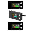 Picture of SUPNOVA LCD Color Screen DC Voltmeter Lithium Storage Battery Meter, Style: Alarm + Temperature Type