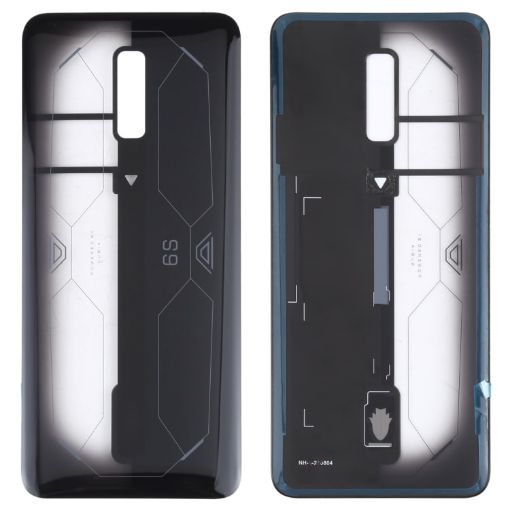 Battery Glass Back Cover for ZTE Nubia Red Magic 6S - Transparent Black - 1