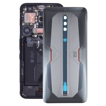 Battery Glass Back Cover for ZTE Nubia Red Magic 6 Pro NX669J-P - Grey - 1