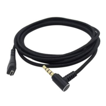 Picture of ZS0169 USB Braided Headphone Audio Cable for SteelSeries Arctis 3 / 5 / 7 / Pro (Black)
