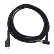 Picture of ZS0169 USB Braided Headphone Audio Cable for SteelSeries Arctis 3 / 5 / 7 / Pro (Black)