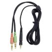 Picture of ZS0076 PC Version Gaming Headphone Cable for Sennheiser PC 373D GSP350 GSP500 GSP600 G4ME ONE GAME ZERO