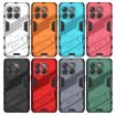 OnePlus 10T 5G Punk Armor Phone Case with Holder - Black - 6