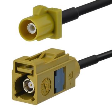 Picture of 20cm Fakra K Male to Fakra K Female Extension Cable