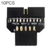 10 PCS Motherboard USB 2.0 to USB 3.0 Connector Adapter - 1