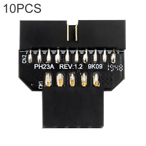 10 PCS Motherboard USB 2.0 to USB 3.0 Connector Adapter - 1