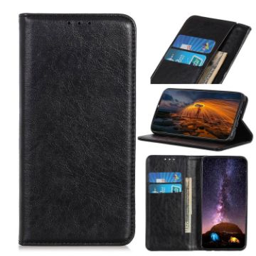 Nokia G100 Magnetic Leather Phone Case - Black - 1