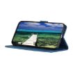 Nokia G11 Plus 4G Blue Leather Phone Case - Retro Texture Flip - 5
