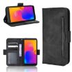 TCL 303 / Alcatel 1B 2022 Black Leather Phone Case - Calf Pattern Skin Feel - 1