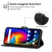 UMIDIGI F3 Leather Phone Case - Black - 4