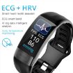 Picture of P11 Plus 0.96 inch Screen ECG+HRV Smart Health Bracelet, Support Body Temperature, Dynamic Heart Rate, ECG Monitoring, Blood Oxygen Monitor (Black)