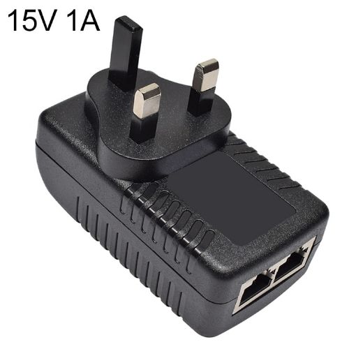 15V 1A Router AP Wireless POE Power Adapter (UK Plug) - 1