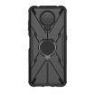 Nokia G10/G20 Armor Bear Shockproof Case with Ring Holder - Black - 3