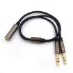 Picture of ZS0135 For SteelSeries Arctis 3 / 5 / 7 3.5mm Female to Dual 3.5mm Male Earphone Adapter Cable, Cable Length: 30cm