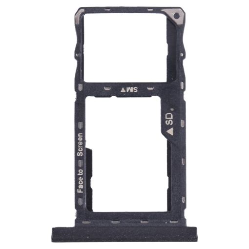 SIM Card Tray + Micro SD Tray for Lenovo Tab M10 FHD - Black - 1