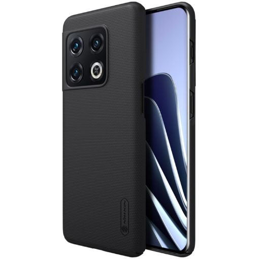 OnePlus 10 Pro NILLKIN Frosted PC Phone Case - Black - 1
