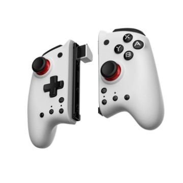 Picture of MOBAPAD M6 Left & Right Gamepad Game Handle Grip For Switch Joy-con / Switch OLED (White)