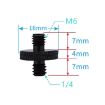 Picture of 4 PCS Screw Adapter A26 1/4 Male to M6 Male Screw