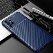 Samsung Galaxy A13 4G Carbon Fiber Texture Shockproof TPU Phone Case Blue - 2