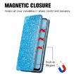OPPO A54 4G Blue Leather Case with Mandala Pattern & Card Slots - 5