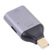 4K 60Hz Mini DP Male to USB-C Adapter + USB-C Charging - 2