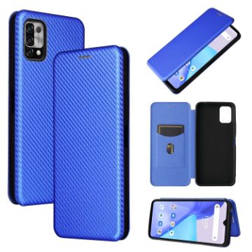 UMIDIGI Power 5 Carbon Fiber Texture Case - Blue - 1