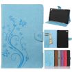 Samsung Galaxy Tab S6 Lite P610 Blue Leather Case with Holder & Card Slots - 1