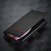 iPhone X/XS Carbon Fiber Leather Case with Holder & Card Slot - 5