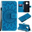 Nokia X20/X10 Blue Leather Case with Card Slot & Holder - 1