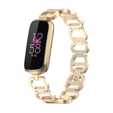 Picture of For Fitbit Luxe Special Edition Metal Bracelet Watch Band (Champagne Gold)