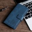 Blue Crocodile Texture Leather Case for Vodafone Smart V10 - 1