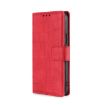 Red Crocodile Texture PU Leather Case for Vodafone Smart V10 - 2