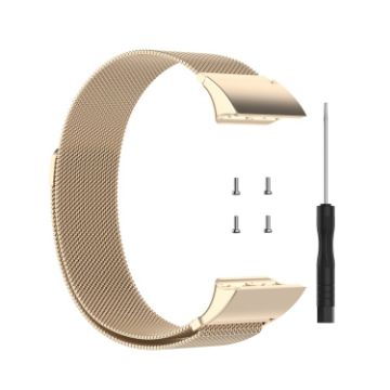 Picture of For Garmin Forerunner 35 / 30 Milanese Watch Band (Champagne Gold)