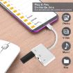 Picture of 3 in 1 USB-C OTG Adapter with 3.5mm Headphone Jack, Compatible for iPad Pro and Type-C Jack Phone