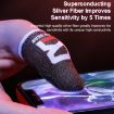 Picture of ROCK i27 Super Conductive Silver Fiber Anti-sweat Sensitive Touch Gaming Finger Cover for Thumb / Index Finger