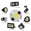 Picture of 10 pcs COB LED Light Chip AC 220V LED Bulb Light Intelligent IC Driver Bulb Light DIY Spotlight Downlight Chip Outdoor Flood Light (3W (warm white))