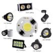 Picture of 10 pcs COB LED Light Chip AC 220V LED Bulb Light Intelligent IC Driver Bulb Light DIY Spotlight Downlight Chip Outdoor Flood Light (10W (warm white))