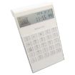 Picture of LCD Calculator With Alarm Clock World Time Perpetual Calendar Functions (White)