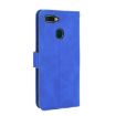 OPPO A7 PU Leather Case with Holder & Card Slots (Blue) - 3