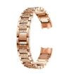 Picture of Diamond-studded Solid Stainless Steel Watch Band for Fitbit Charge 3 (Rose Gold)