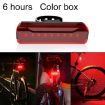 Picture of A02 Bicycle Taillight Bicycle Riding Motorcycle Electric Car LED Mountain Bike USB Charging Safety Warning Light (6 Hours, Color Box)