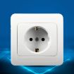 Picture of 16A Wall-mounted Socket, EU Plug
