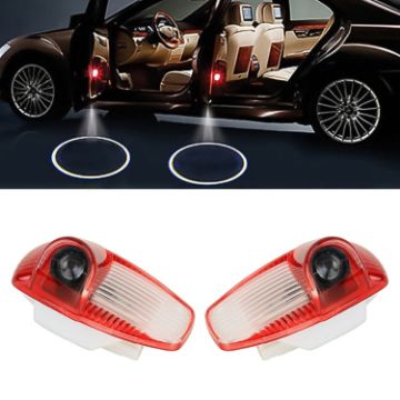Picture of 2 PCS Car Door Logo Light Brand Shadow Lights Courtesy Lamp for Porsche