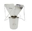 Picture of Camping Portable Stainless Steel Folding Coffee Drip Frame Funnel Filter Cup