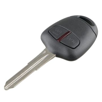 Picture of For MITSUBISHI 2 Buttons Intelligent Remote Control Car Key with 46 Chip & Battery & Right Slot, Frequency: 433MHz