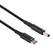 Picture of 4.5x3.0mm Male to USB-C / Type-C Male Charging Cable For Dell