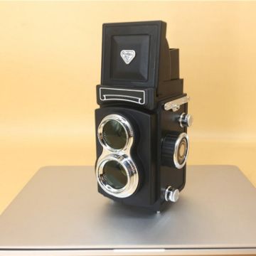 Picture of Non-Working Fake Dummy Handheld Retro DSLR Camera Model Photo Studio Props (Black)